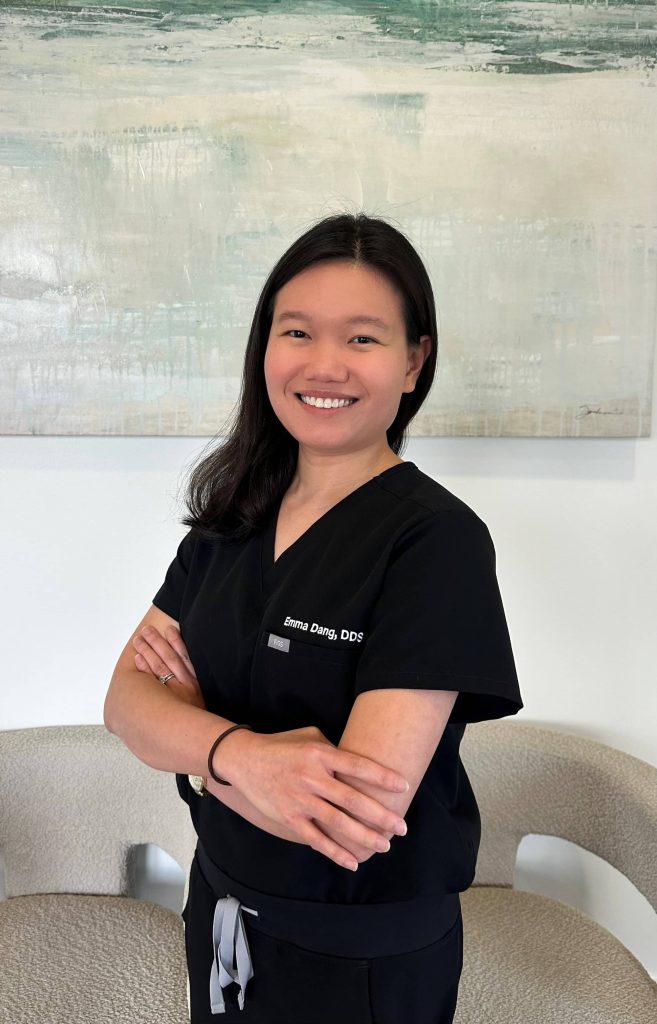 headshot of our dentist, Dr. Emma Dang